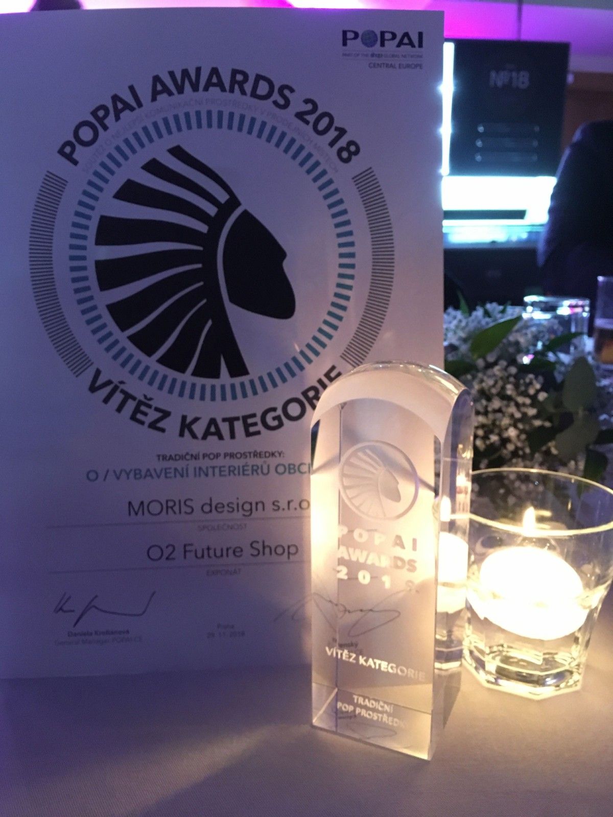 Das Projekt O2 gewinnt die POPAI Awards. Wir feiern den Erfolg!