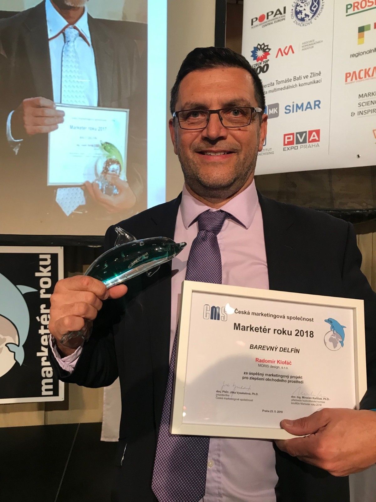 Radom&iacute;r Klof&aacute;č ist der Gewinner des Market&eacute;r roku 2018