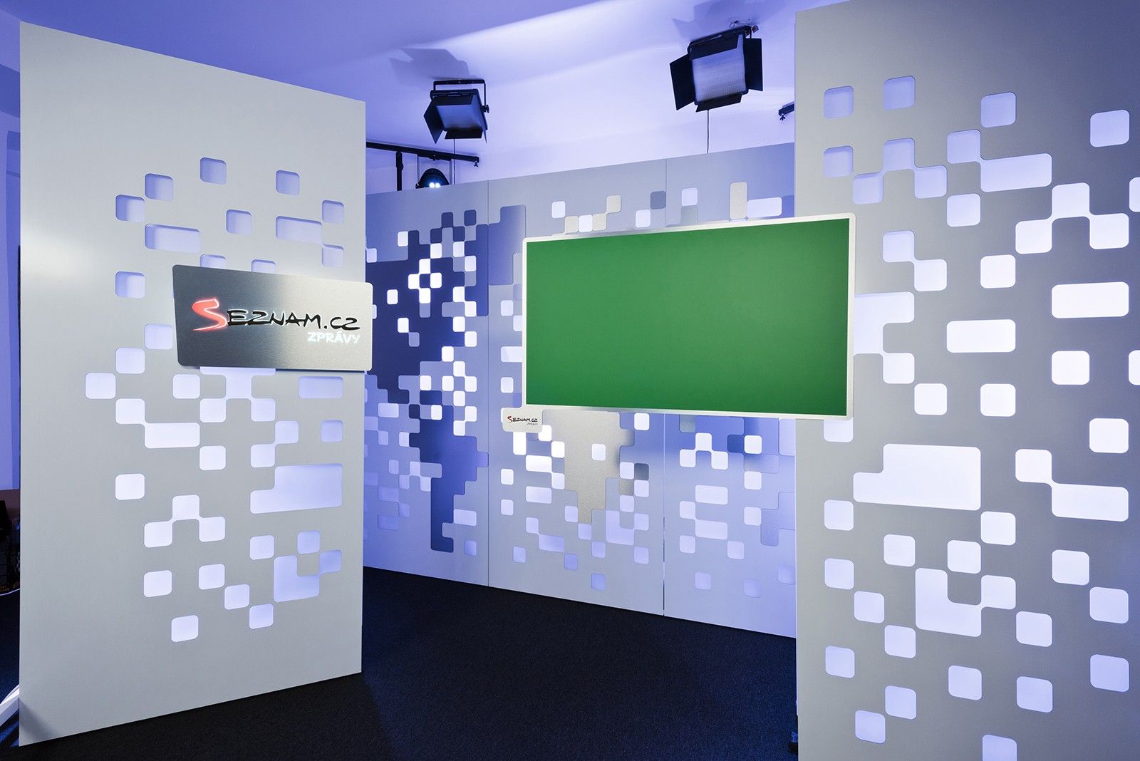 Interaktives Studio f&uuml;r Seznam.cz TV