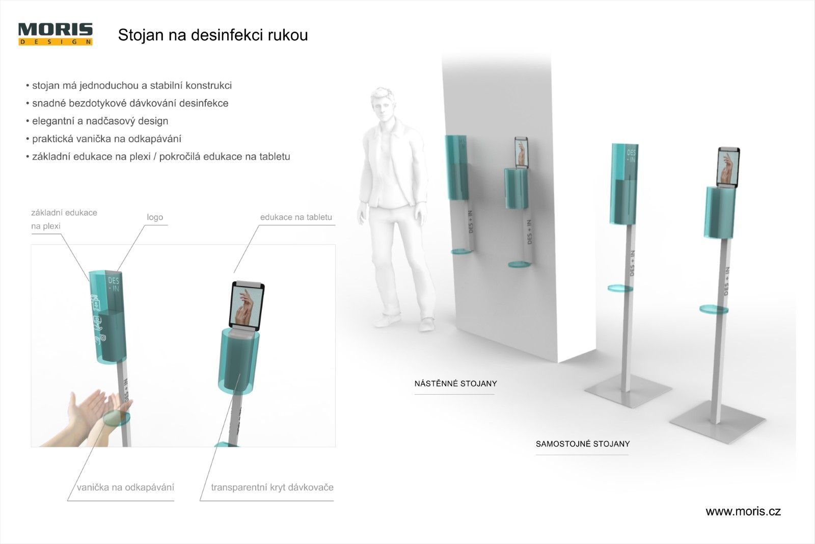 Wir haben unseren eigenen DESINFEKTIONSST&Auml;NDER f&uuml;r H&auml;nde mit funktionalem und stilvollem Design entw