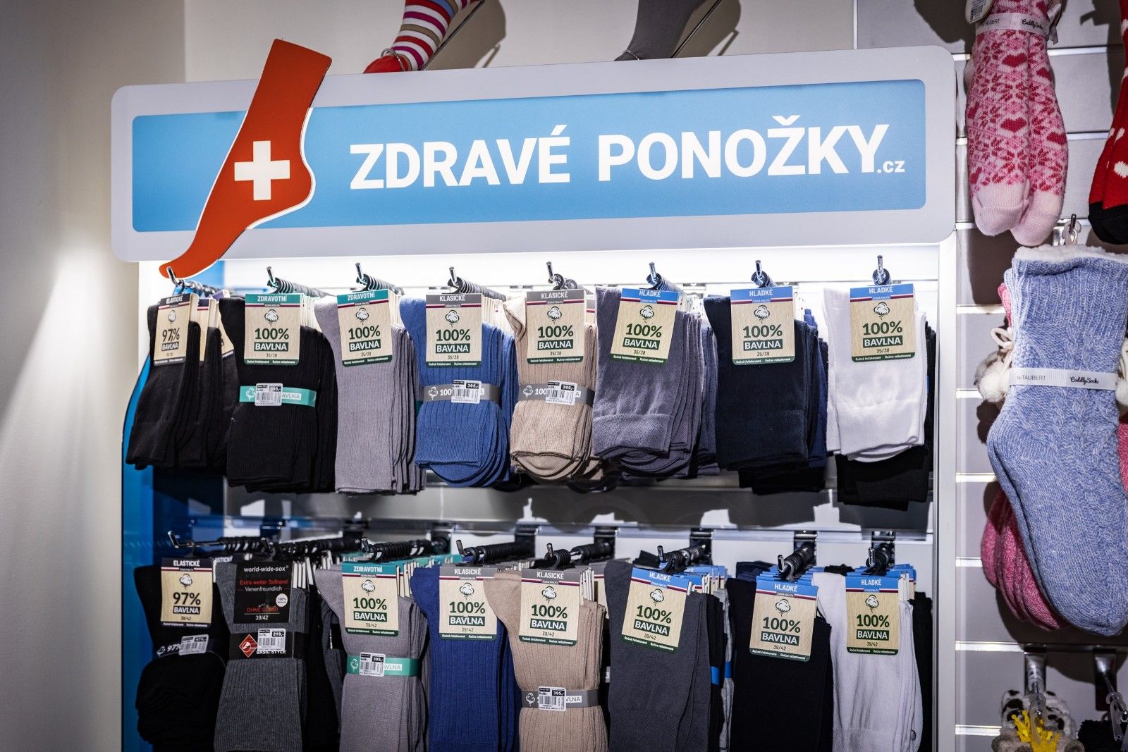 Verkaufsst&auml;nder &bdquo;Gesunde Socken&ldquo; verbindet Design und Funktionalit&auml;t