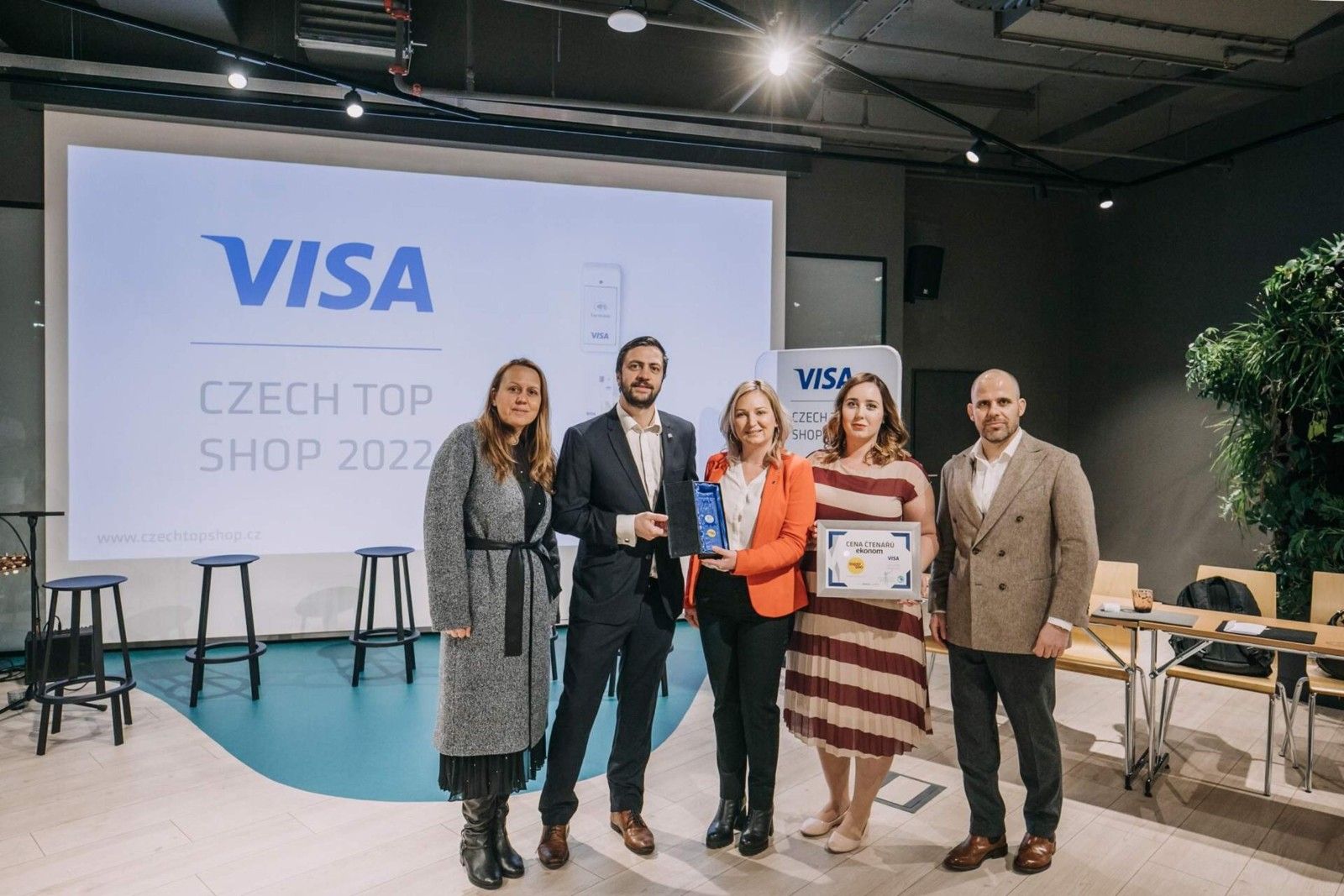 Erster Platz im Wettbewerb VISA Czech Top Shop 2021 &ndash; Bester Laden des Jahres 2021 dank unseres Konz